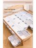Transparent Underbed Storage Box with Wheels for Clothes and Quilts