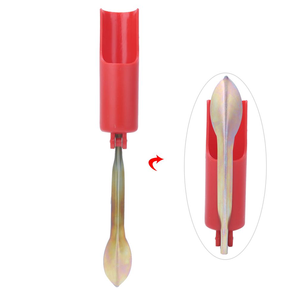 4PCS Red 32cm Foldable Fishing Rod Ground Inserted Holder Stand Pole Bracket Tackle Accessory32x4x3.3x15.5cm
