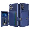 ZM03 For iPhone 16 Plus Case with Card Holder PU Leather+TPU Phone Back Cover