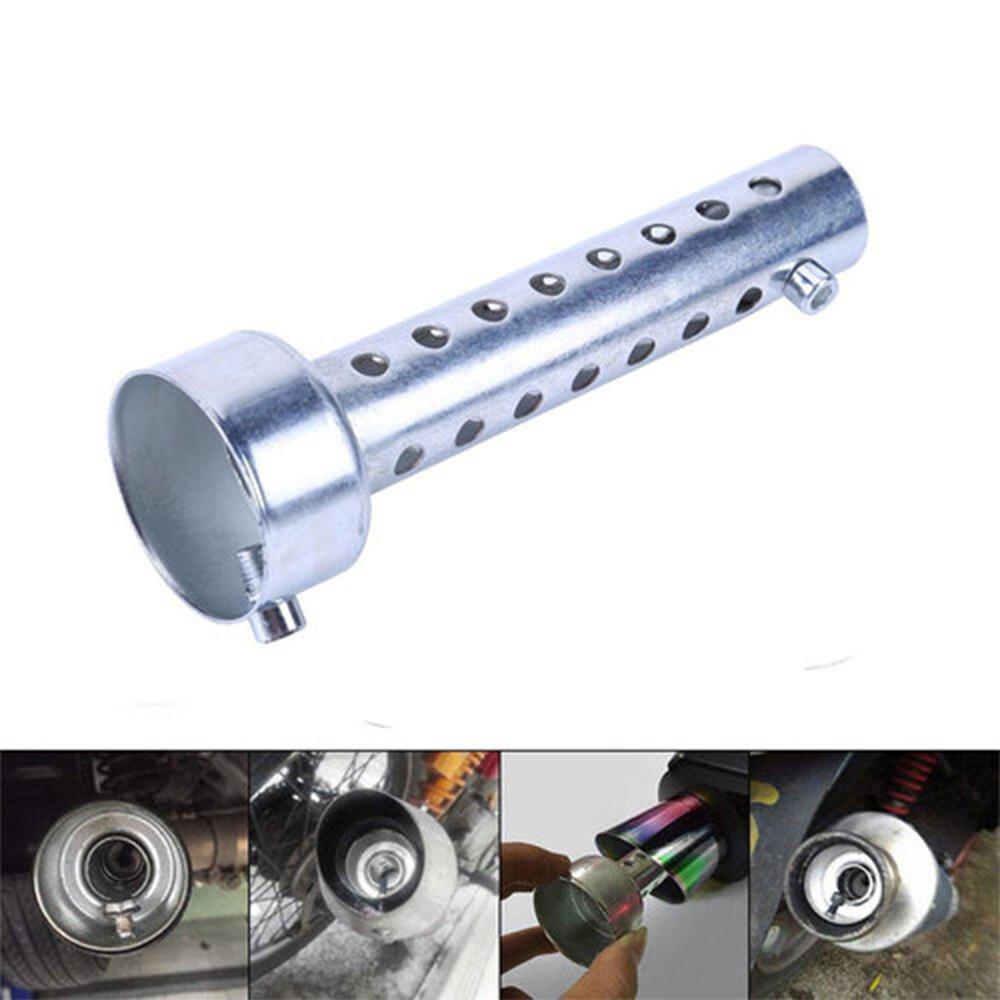 For Nuoxintr Motorcycle Exhaust Muffler Adjustable DB Killer Silencer Noise Sound Eliminator Universal Chrome 48mm