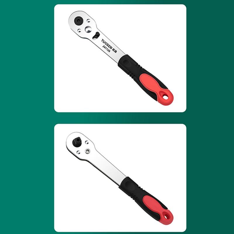 1/4Inch Ratchet Wrench Reversible Ratchet Quick Releases 1/4 Ratchet Handle For Home Improvement Auto Repair