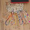Love Letters Beaded Mobile Lanyard Strap Anti-Lost Telephone Chain Crystal Beads Mobile Phone Chain