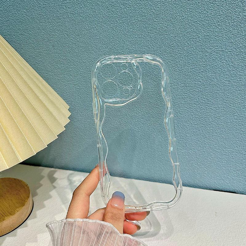 Clear Soft Wave Phone Case for Xiaomi Redmi Note 13 Pro 5G 12 4G 8 11 10 9 12 Pro Plus 12S 13C 12C 10C 9C 9A A1 A2 A3 Shell Capa