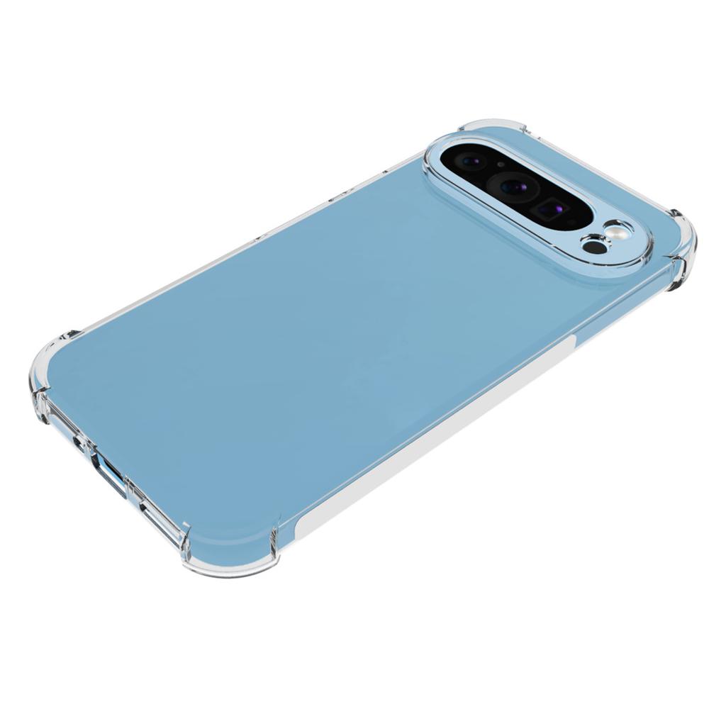 For Google Pixel 9/Pixel 9 Pro Case Drop-Proof Non-Slip Soft TPU Clear Phone Cover