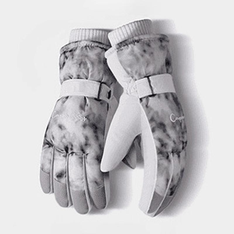 Winter Cycling Gloves Non Slip Touch Ski Gloves Snowboard Accessories Waterproof Pocket Warm Men'S And Women'S Gloves