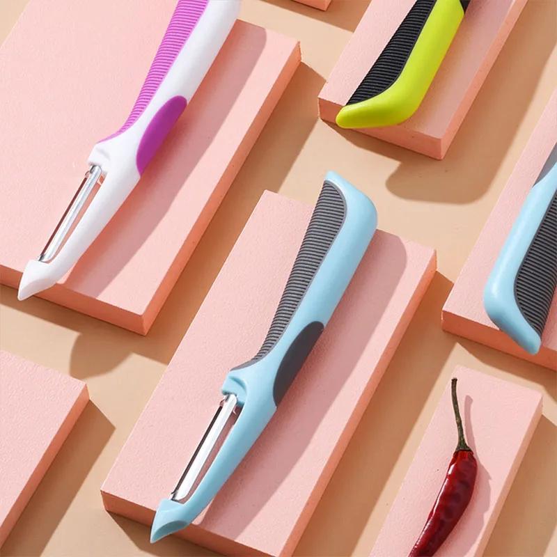 Anti Slip Handle Peeler, Peeler, Magic Tool, Melon, Potato, Fruit, Scraper, Kitchen Vegetable Tools Accessories