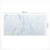 Universal Protective Mat for Computer Equipment Marble Lines 90x45 Cm
