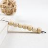 Golden Bamboo Barrel Beads 8x9MM - 108Pcs Buddhist Prayer Bracelet DIY Wood Beads Accessory Set
