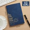 A5 Suede Leather Business Notebook, Custom Chinese-Style Diary with Logo Printing Options
