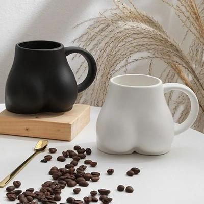 Po Körperform Kaffeetasse Porzellan Teetasse Lustiger 3D Wasserbecher Heimdekoration