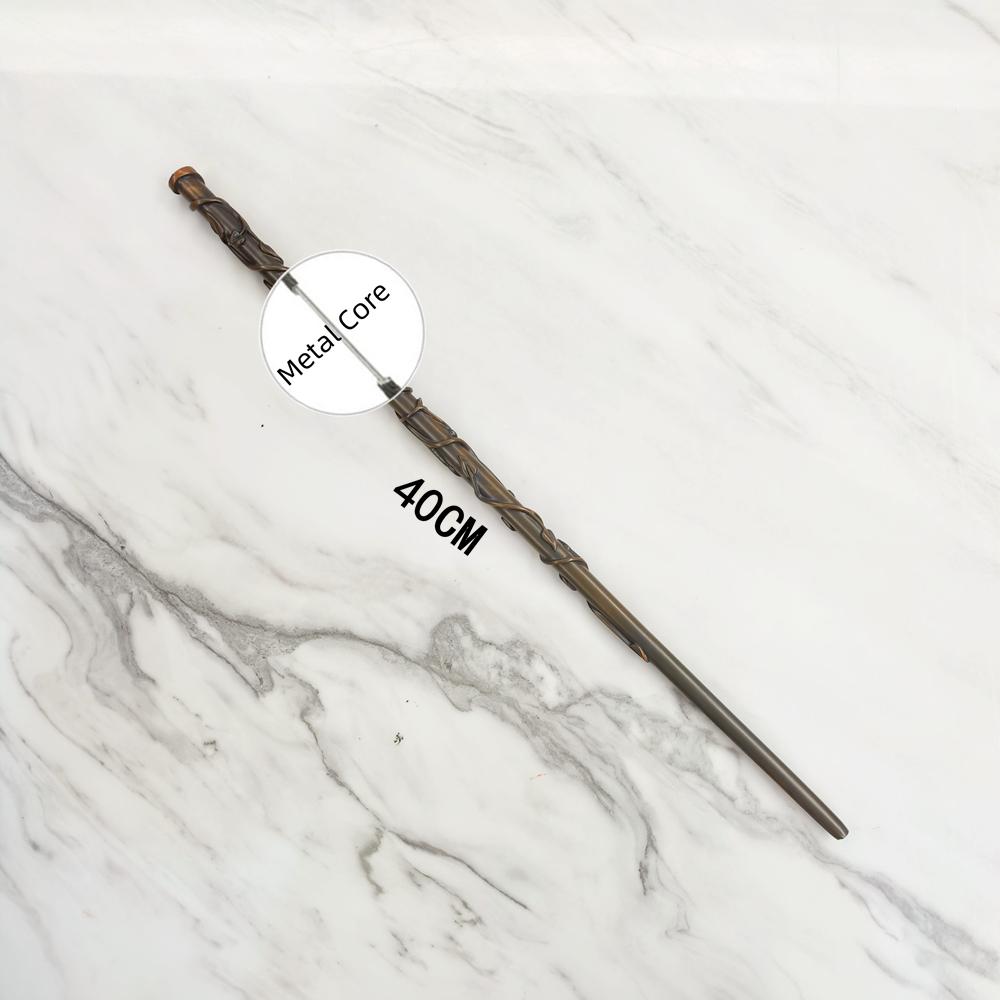 Anime Show Metal Core Magic Dumbledore Wand Children Decoration Toy For Kids Hermione Bacchetta Di Magic Stick