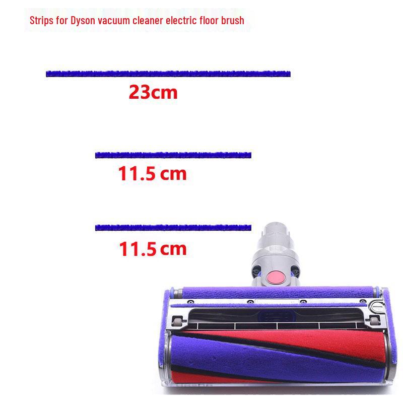

Бархатная полоска-наклейка для электрической насадки-щетки для пола Dyson - Аксессуары для V7, V8, V10, V11 с мягкой щетиной