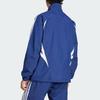 Adidas Originale Vintage Sportjacke mit gesticktem Logo und Colorblock-Streifen Herrenjacke Blau IY2091