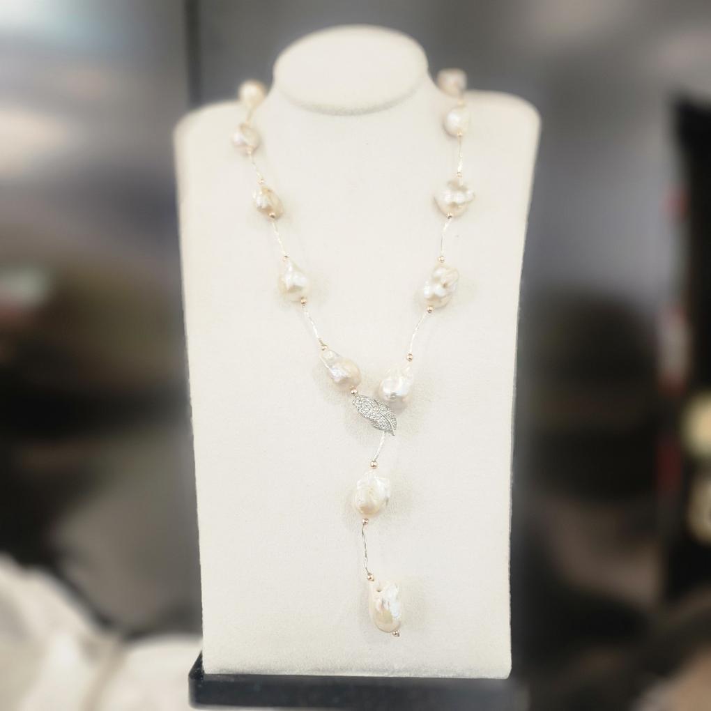 Atria Baroque Pearl Y-Shaped Long N Long-String Pearl Necklace JQNNEJJ0001WHF