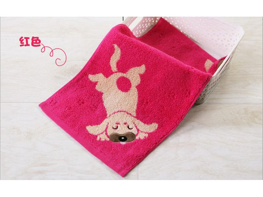 Jinhao A-Klasse Jacquard-Handtuch aus reiner Baumwolle für Kinder – weich, saugfähig, verdrehungsfrei, kleine quadratische Größe.