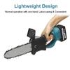 8inches 3000W Electric Chainsaw Bracket Cordless Chain Saw Wood Cutter Cutting Machine Woodworking Tools for 588VF  Battery