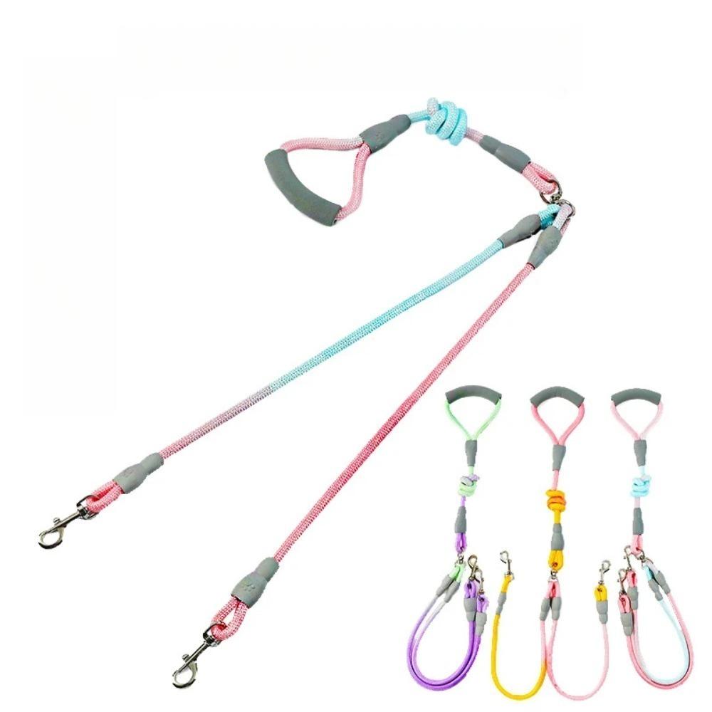 1Pc Dog Leash Walk Dog Leash Medium Double Dog Leash Double Lead One To Two Leads with Pet Supplies Dog Accessories