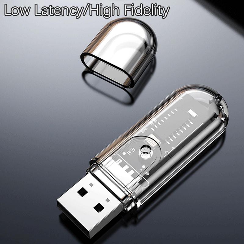 Wireless USB Adapter For Car 5.3 Transmitter Receiver Plug And Play USB Connector Stable MP3 Player FM Transmitters Auto Audio