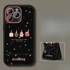 Cookie Man Suitable for 16promax IPhone Case Iphone15 Invisible Bracket 14 Silicone 13/12 Cute 8