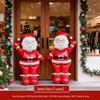 Large Aluminum Foil Christmas Tree Balloon Decoration for Events and Mall Layouts