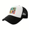 Italian Greyhound Pop Art Trucker Hat Breathable Mesh Adjustable Baseball Cap Casual Gift
