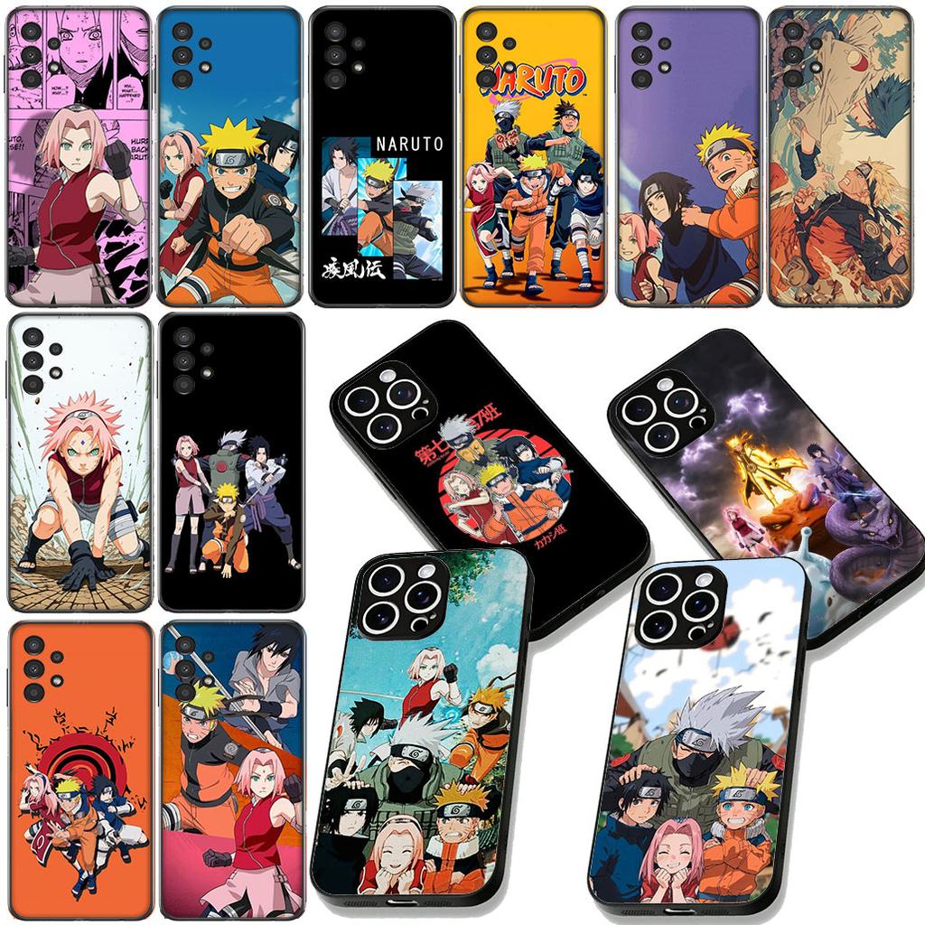 Haruno Sakura Sasuke Narutos Kakashi Cover for Samsung Galaxy A06 A05 A14 A50 A51 A52 A12 A13 A23 A70 A07 A25 A26 A72 A56 Case