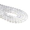 7A Transparent White Agate Round Beads for DIY Handmade Jewelry Bracelet Accessories