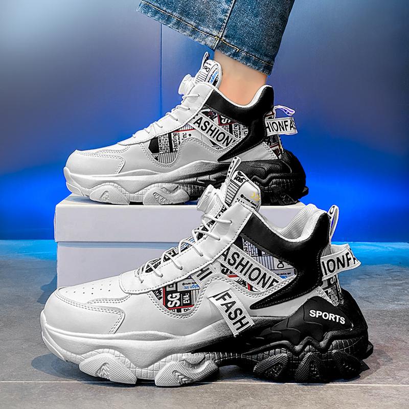 Autumn and winter new high-top sports and leisure height-increasing dad trendy shoes