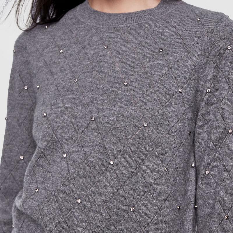 ELLASSAY Women's Casual Wool Knit Sweater EWD356M06000