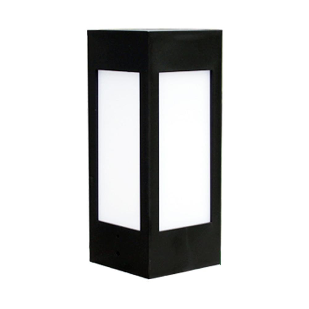 

8LED Column Light Square Solar Courtyard Desk Lamp Waterproof Gate Pillar Lights Home Decor for Outdoor Lighting теплим білим кольором