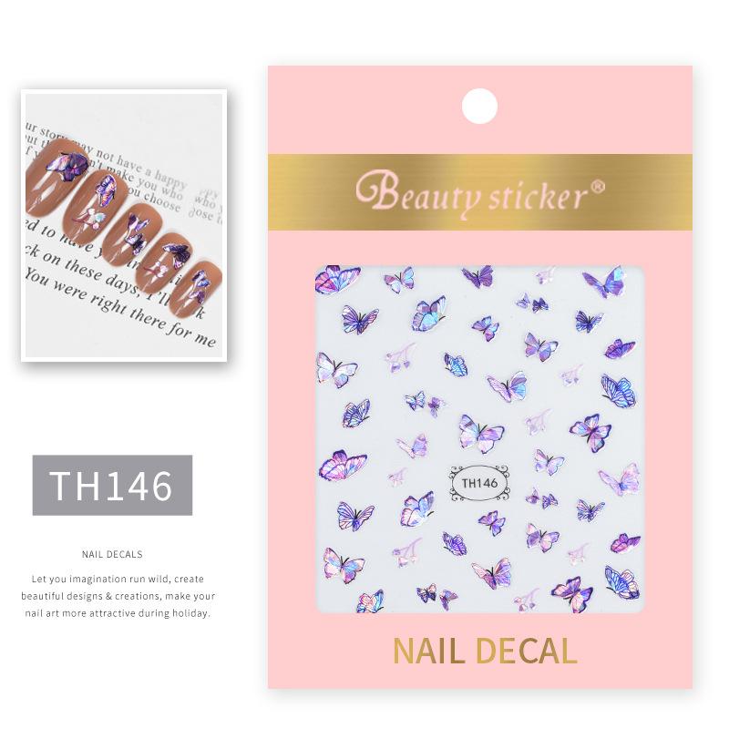 New Year Nail Art Stickers Bronzing Year of the Dragon Chinese Style Mahjong Cartoon Nail Stickers Decoration