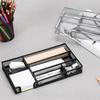 Mesh Desktop Storage Basket Metal Pen Organizer Storage Box Desk Drawer Organizer Tray  Office