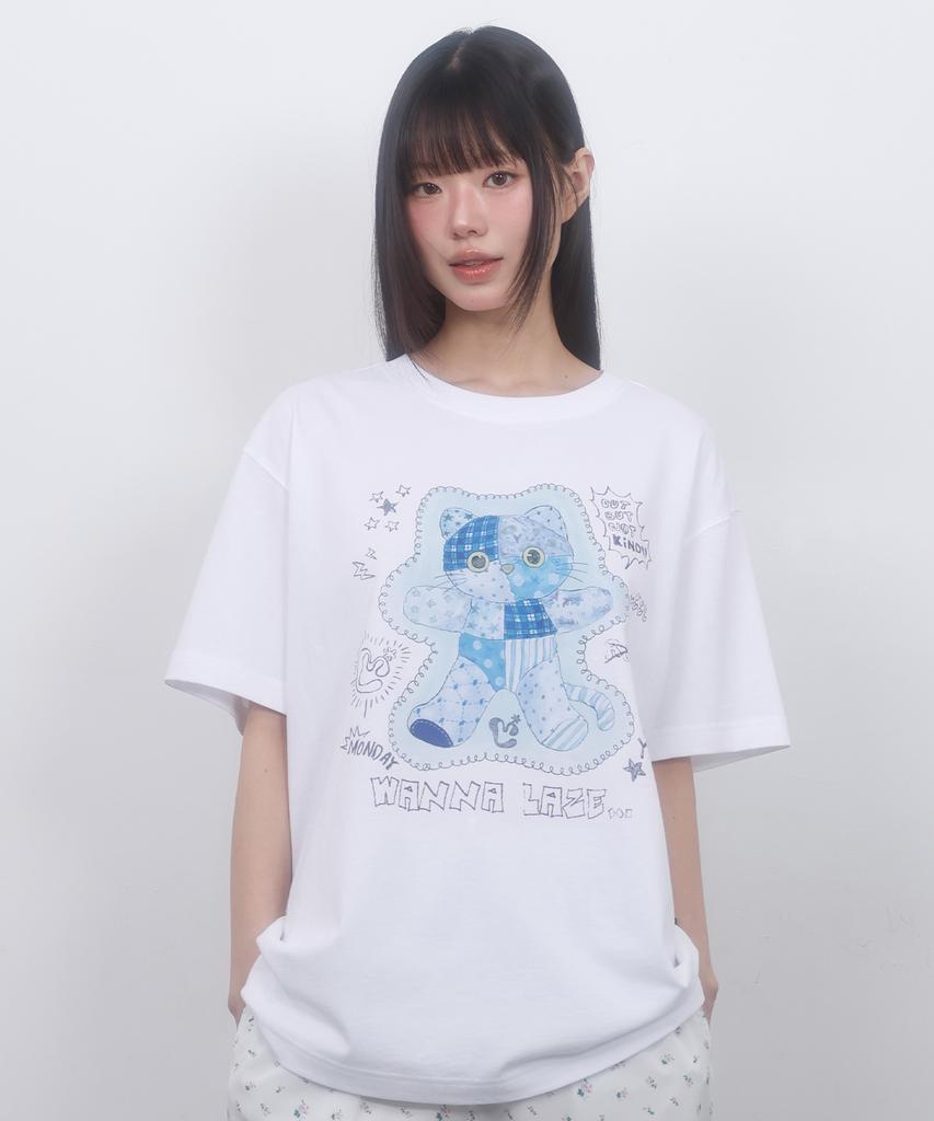 LMR Toy Shangnyong Graffiti Short Sleeve T-Shirt White