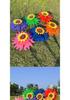 Children's Double-Layer Rotating Sunflower Pinwheel Outdoor Decoration