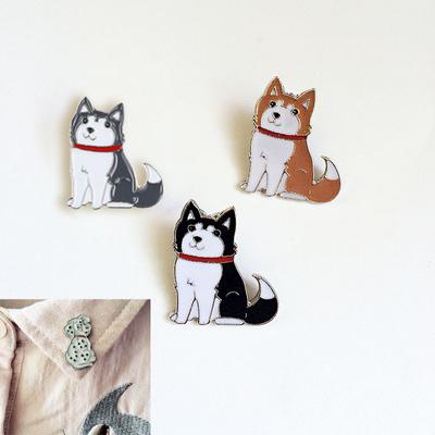 1PC Pendant Cartoon Dog Jewelry Badge Decorated Dogs Brooches Pins Cute Brooches Dachshunds Corgi