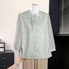 Elegant New Chinese Style Embroidered Blouse