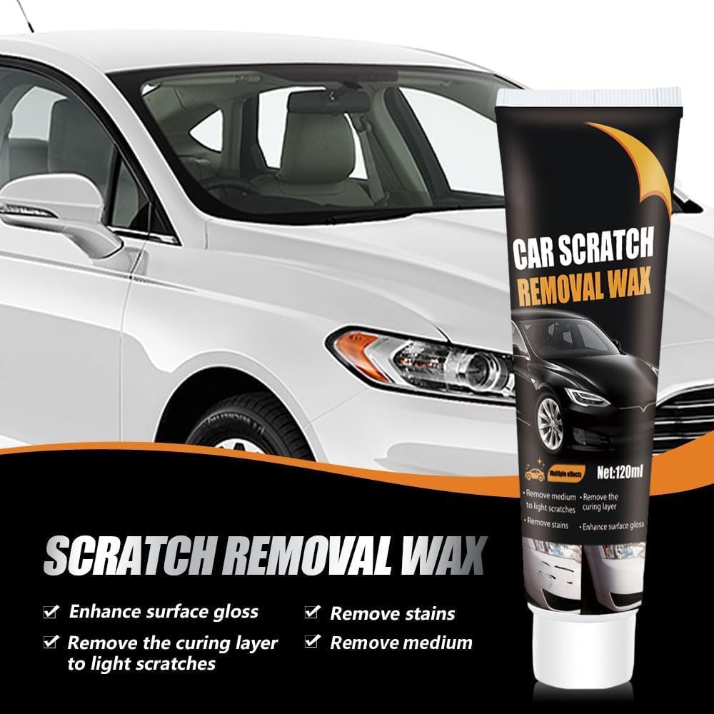 Leiteea Car Scratch Remover Kit, Wax-Based, Universal Compatibility, Professional Deep Scratch Repair for Vehicles