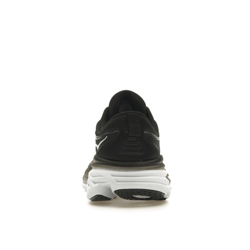 HOKA Bondi 8 Black White Women Sneakers 1127952-BWHT