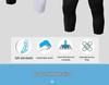 Men's Sports Compression Tights: Quick-Dry, High-Elastic 7/8 Leggings for Running, Basketball, and Cycling.