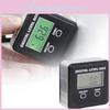 Versatile Electronic Level Gauge With Magnetic Base And User-friendly Two Button Control