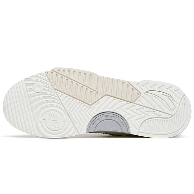 Anta Life Collection Wear Resistant And Lightweight Low Top Skateboard Shoes Men's White Blue 912238081-1
