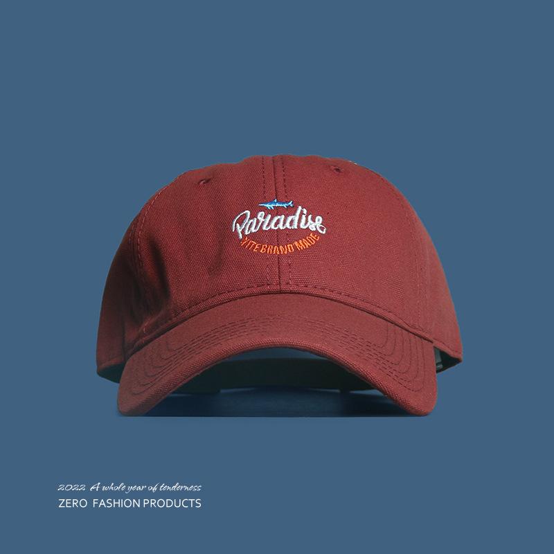 Retro baseball caps for men and women show their faces, soft top caps, summer Ins trendy brand caps, autumn and winter hat trends
