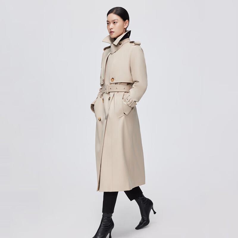Bosideng Women's Long Trench Style Down Jacket B20144684A