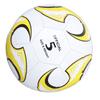 Size 5 Soccer Ball PVC for Competitions Training Exams Official Indoor Outdoor Play Yellow