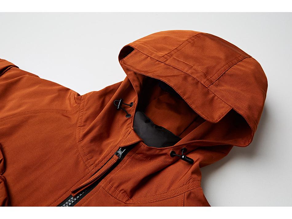 NEVIRALER Men's Winter 3-in-1 Detachable Hooded Down Ski Jacket A1005
