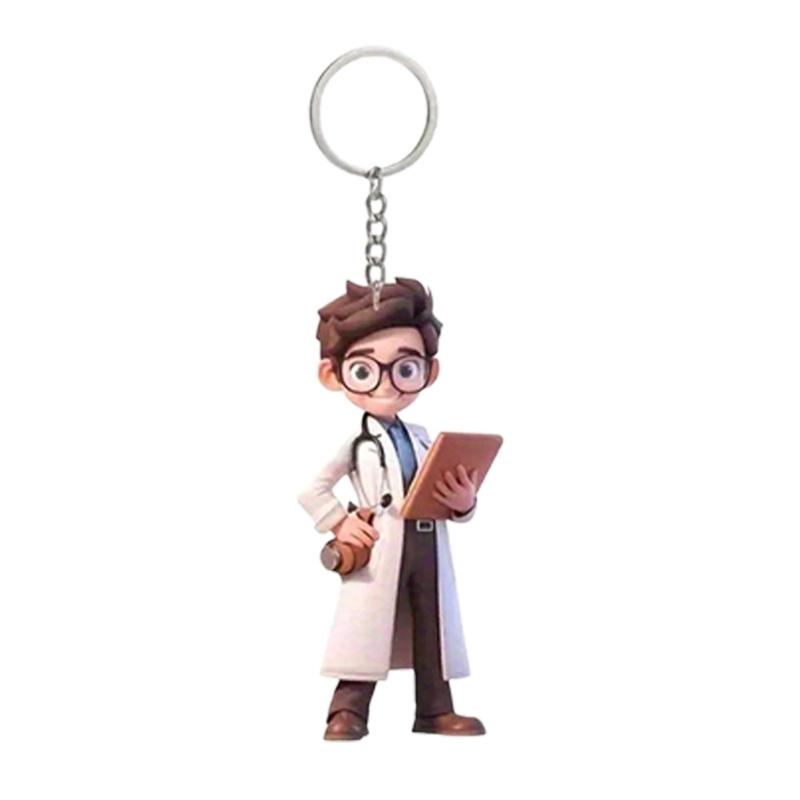 Delightful Acrylic 2D Flat Cartoon Pattern Keychain Pendant Ideal For Car Decoration Or Personal Items Backpack Ornament