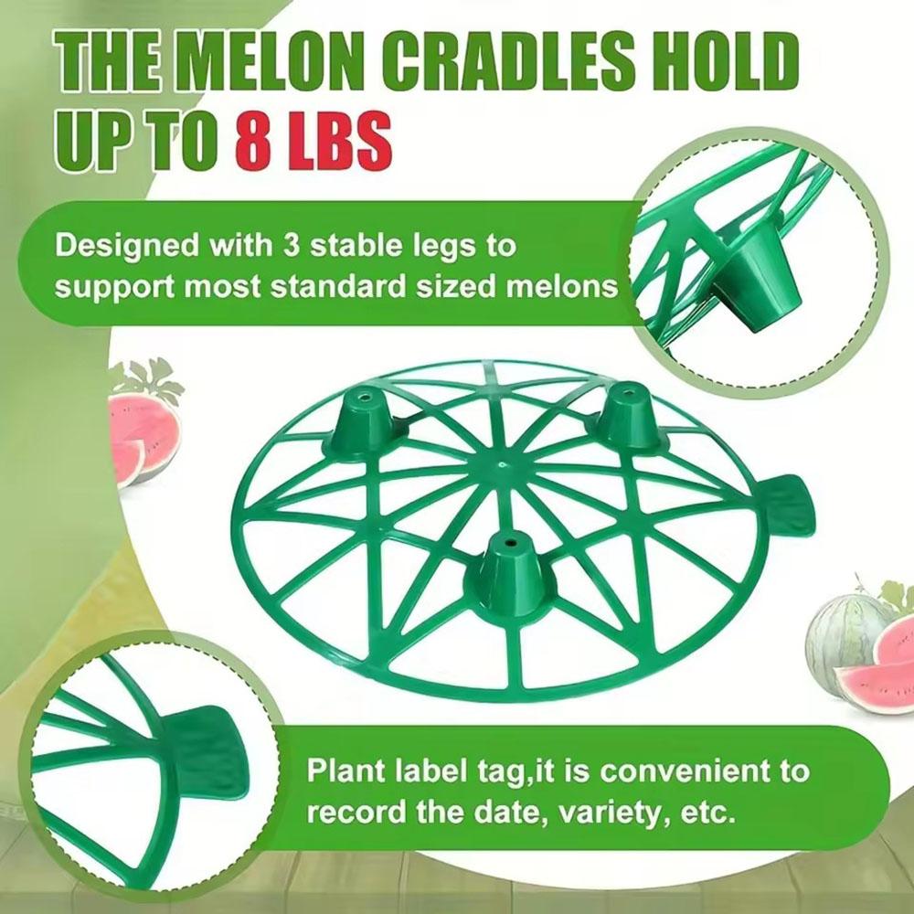Gardening Melon And Fruit Tray, Household Watermelon Tray,Garden Fruit Anti- Rotting Bracket,Plastic Stable Tray, Watermelon