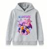 Kids Boys Girls Hoodie, Colorful Music Girl Group Disco Star Print Casual Long Sleeve Pullover Sweatshirt for Daily Wear