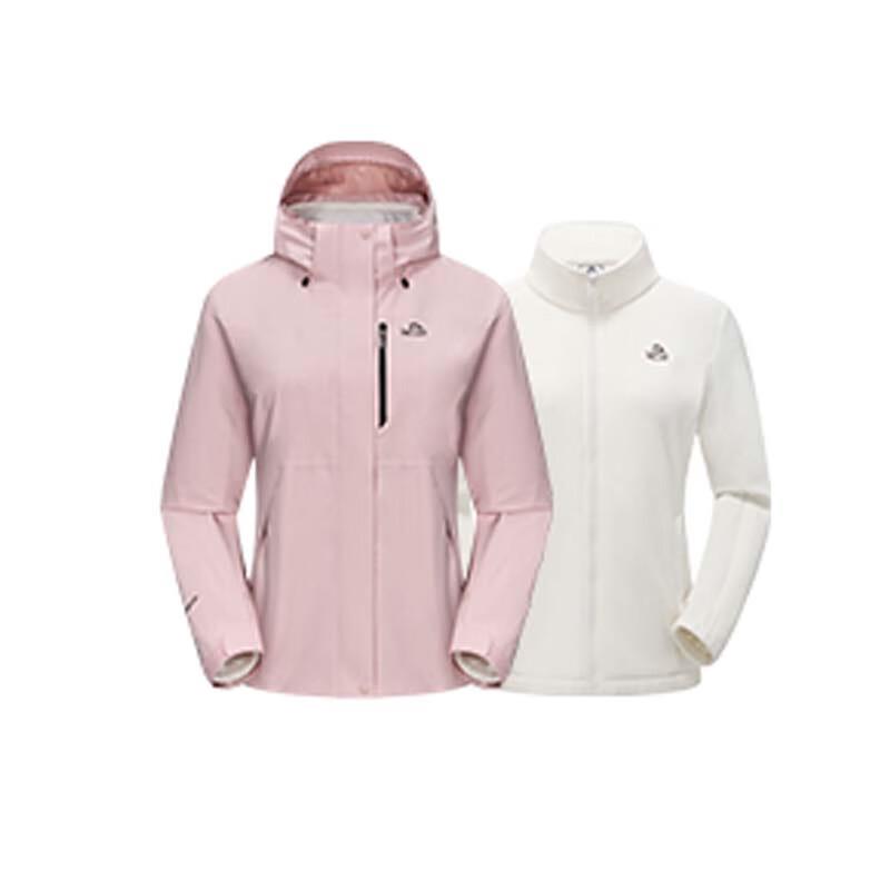 Pelliot Women's Outdoor 3-in-1 Fleece Shell Jacket