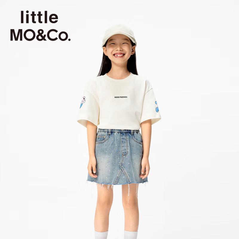 little MO&Co. 5A Antibacterial Kids Pure Cotton Short Sleeve T-Shirt 160